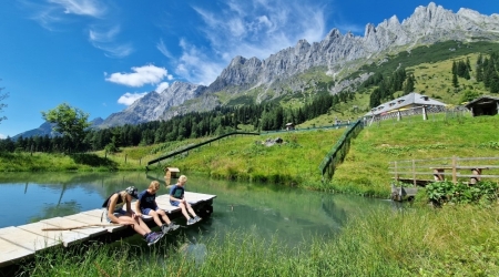 De zomer in Oostenrijk.